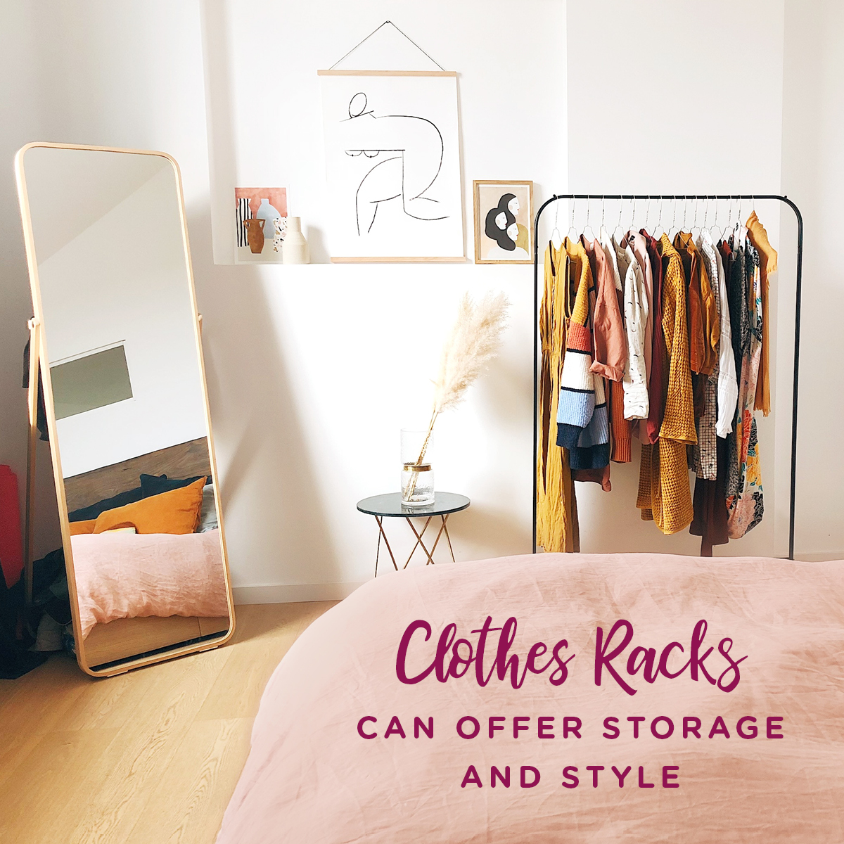 Clothes Racks Offer Storage & Style