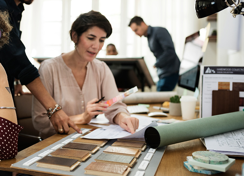 Find out how to set yourself up as a freelance interior designer and deal with clients